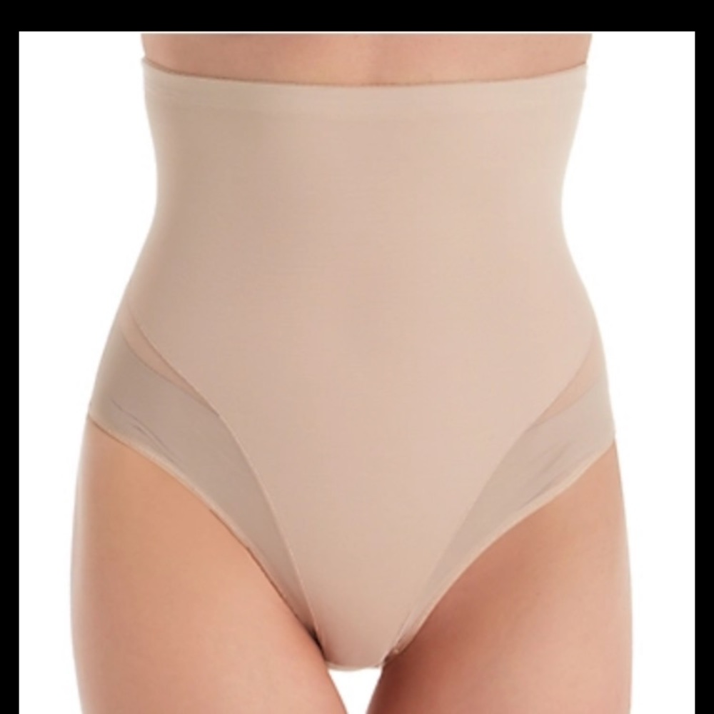 TC Fine Intimates Girl Power Hi-Waist Sheer Brief Sz M